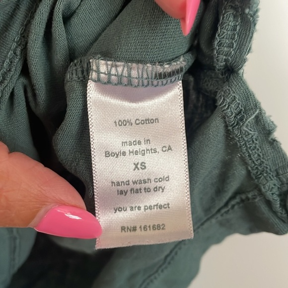 XS MARGOT BY PERFECTWHITETEE TANK‎ 100% Cotton - Picture 3 of 6